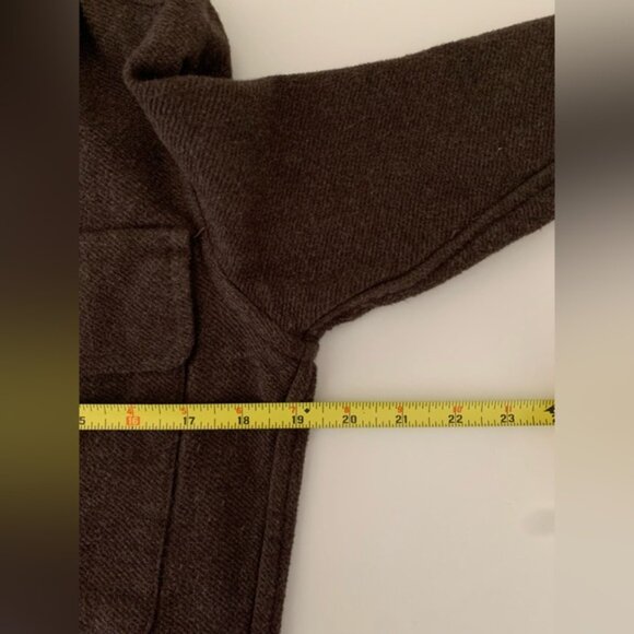 Everlane Women's Size XXS Shacket  Oversized Shirt Jacket Heather Brown - Picture 8 of 10